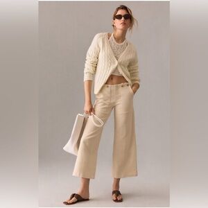 Pilcro The Kit wide leg cropped trouser